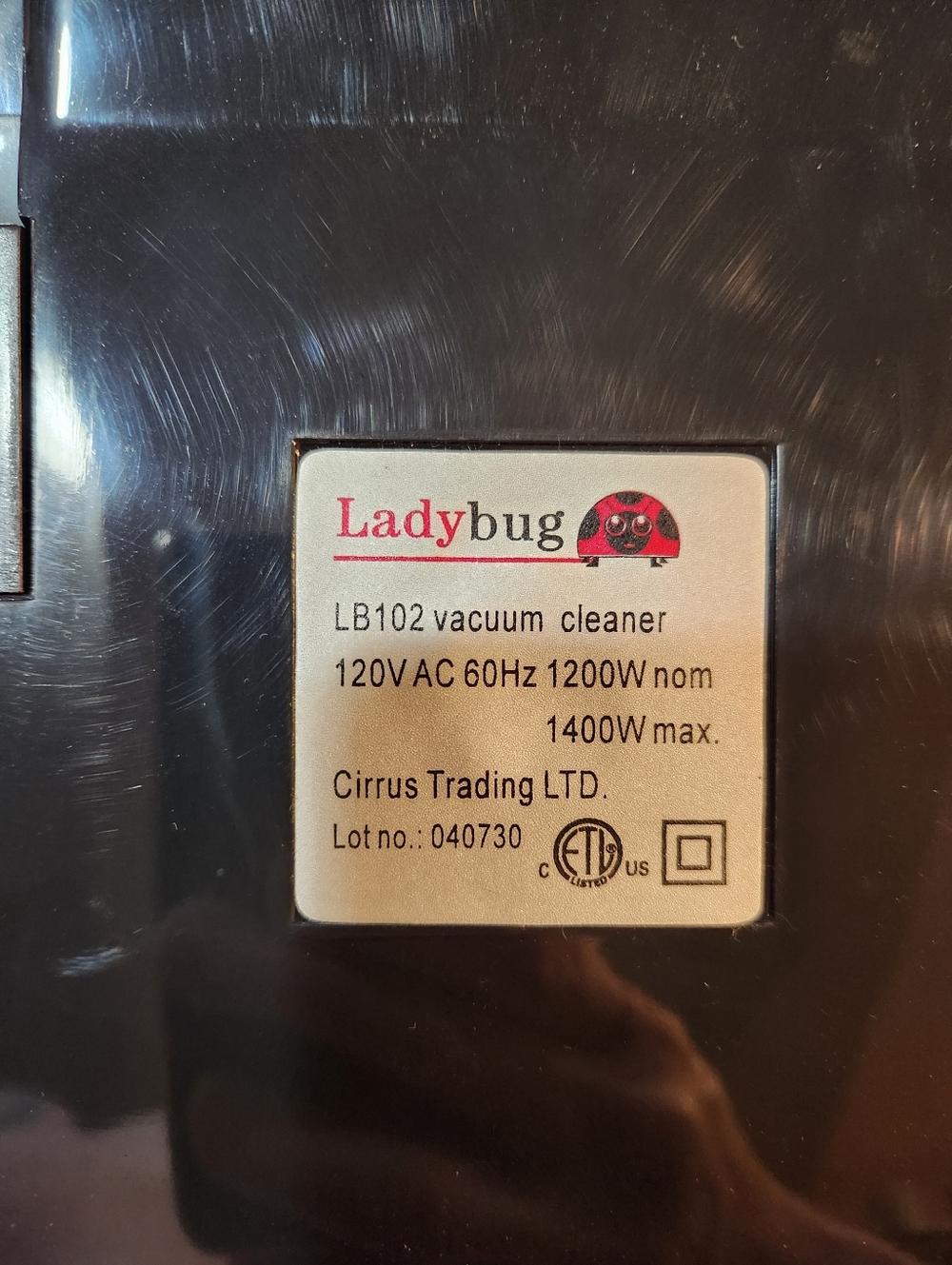 Red Ladybug-Style Vacuum Cleaner Works Great No Bags Retractable Cord. - Picture 2 of 14